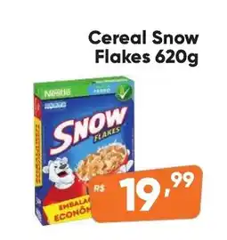 Supermercados Pague Menos Cereal Snow Flakes oferta