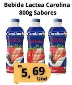 Supermercados Pague Menos Bebida Lactea Carolina Sabores oferta