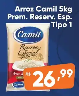 Supermercados Pague Menos Arroz Camil Prem. Reserv. Esp. Tipo 1 oferta