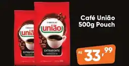 Supermercados Pague Menos Café União Pouch oferta