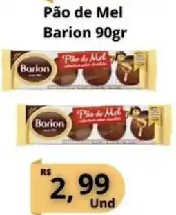 Supermercados Pague Menos Pão de Mel Barion oferta