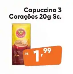 Supermercados Pague Menos Capuccino 3 Corações Sc. oferta