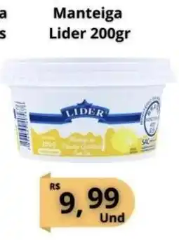 Supermercados Pague Menos Manteiga Lider oferta
