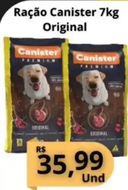 Supermercados Pague Menos Ração Canister Original oferta