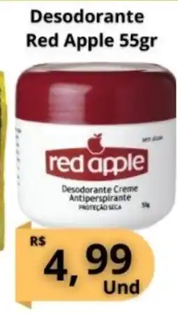 Supermercados Pague Menos Desodorante Red Apple oferta