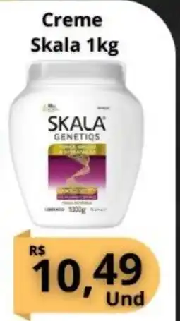 Supermercados Pague Menos Creme Skala oferta
