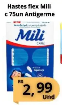 Supermercados Pague Menos Hastes flex Mili c 75un Antigerme oferta