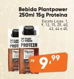 Supermercados Pague Menos Bebida Plantpower 15g Proteina oferta