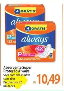 Atacadão Absorvente Super Proteção Always oferta
