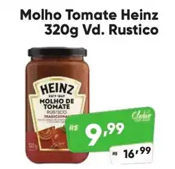 Supermercados Pague Menos Molho Tomate Heinz Vd. Rustico oferta