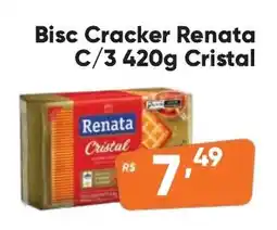 Supermercados Pague Menos Bisc Cracker Renata Cristal oferta