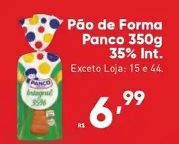 Supermercados Pague Menos Pão de Forma Panco oferta
