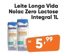 Supermercados Pague Menos Leite Longa Vida Nolac Zero Lactose Integral oferta