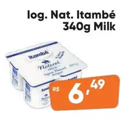 Supermercados Pague Menos log. Nat. Itambé Milk oferta