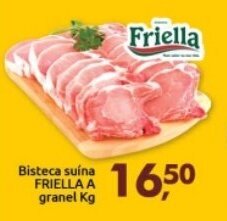 Supermercados Nori Bisteca suina Friella a granel 1kg oferta