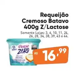 Supermercados Pague Menos Requeijão Cremoso Batavo Z/Lactose oferta