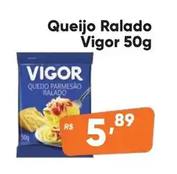 Supermercados Pague Menos Queijo Ralado Vigor oferta