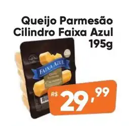 Supermercados Pague Menos Queijo Parmesão Cilindro Faixa Azul oferta