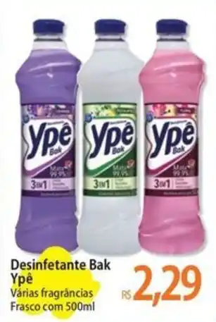 Atacadão Desinfetante Bak Ypê oferta