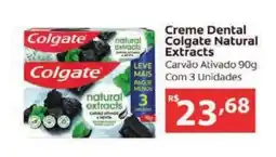 Supermercados Pague Menos Creme Dental Colgate Natural Extracts oferta