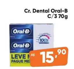 Supermercados Pague Menos Cr. Dental Oral-B C/3 oferta