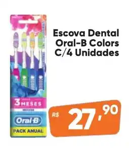 Supermercados Pague Menos Escova Dental Oral-B Colors oferta