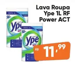 Supermercados Pague Menos Lava Roupa Ype RF Power ACT oferta
