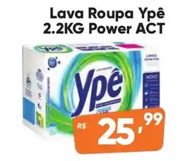 Supermercados Pague Menos Lava Roupa Ypê Power ACT oferta