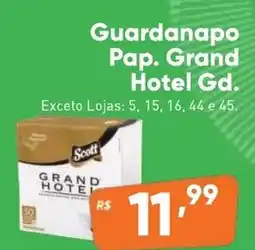 Supermercados Pague Menos Guardanapo Pap. Grand Hotel Gd. oferta