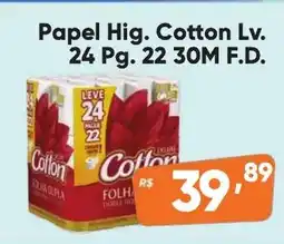 Supermercados Pague Menos Papel Hig. Cotton oferta