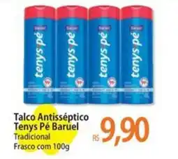 Atacadão Talco Antisséptico Tenys Pé Baruel oferta