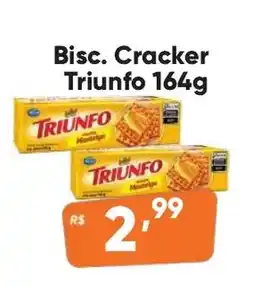 Supermercados Pague Menos Bisc. Cracker Triunfo oferta