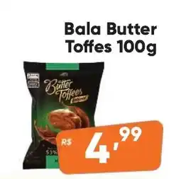 Supermercados Pague Menos Bala Butter Toffes oferta