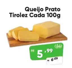 Supermercados Pague Menos Queijo Prato Tirolez Cada oferta