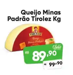 Supermercados Pague Menos Queijo Minas Padrão Tirolez oferta