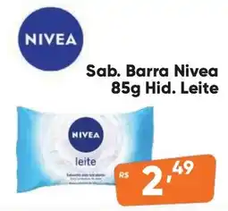 Supermercados Pague Menos Sab. Barra Nivea Hid. Leite oferta