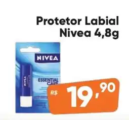 Supermercados Pague Menos Protetor Labial Nivea oferta