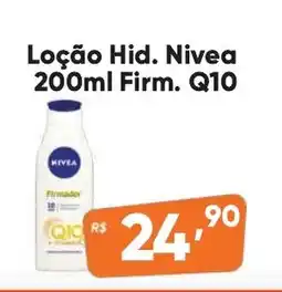 Supermercados Pague Menos Loção Hid. Nivea Firm. Q10 oferta