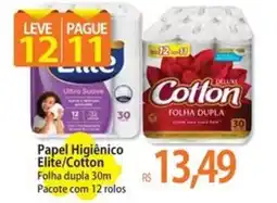 Atacadão Papel Higiênico Elite/Cotton oferta