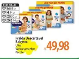 Atacadão Fralda Descartável Babysec oferta