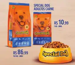 Supermercados Pague Menos Special dog adultos carne oferta