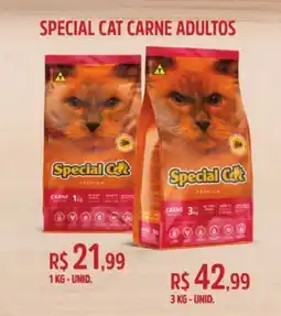 Supermercados Pague Menos Special cat carne adultos oferta