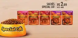 Supermercados Pague Menos Saches special cat oferta