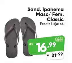 Supermercados Pague Menos Sand. Ipanema Masc/Fem. Classic oferta