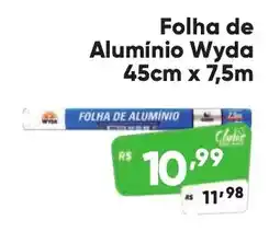 Supermercados Pague Menos Folha de Alumínio Wyda oferta
