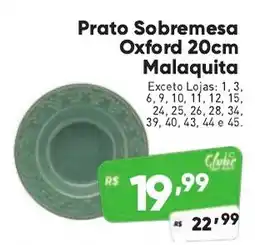 Supermercados Pague Menos Prato Sobremesa Oxford 20cm Malaquita oferta