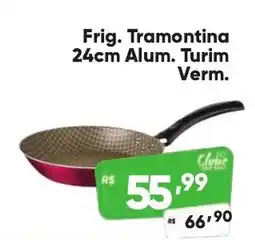 Supermercados Pague Menos Frig. Tramontina 24cm Alum. Turim oferta