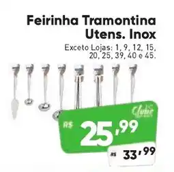 Supermercados Pague Menos Feirinha Tramontina Utens. Inox oferta
