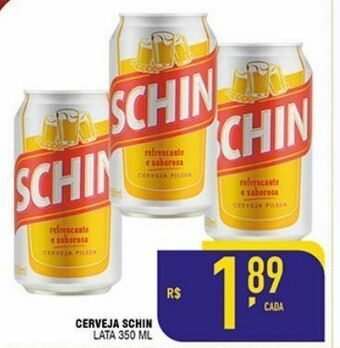 Mercantil Rodrigues Cerveja schin 350ml oferta