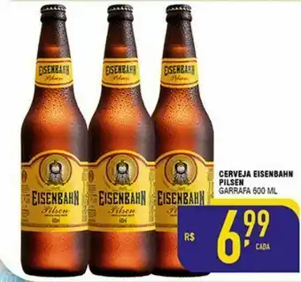 Mercantil Rodrigues Cerveja eisenbahn pilsen 600ml oferta